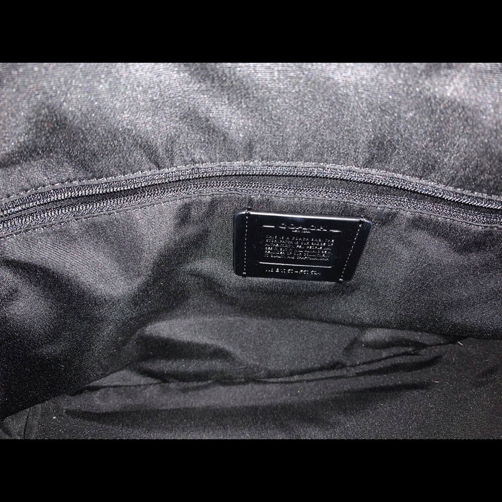 Black Coach Bag (Dome Satchel) - Picture 6 of 6